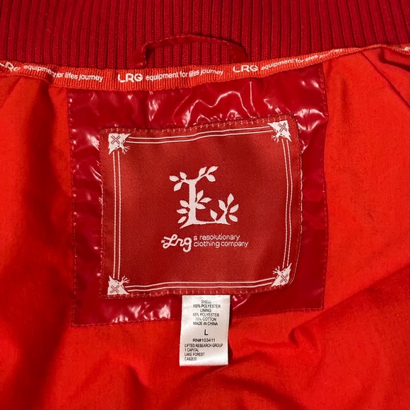 Vintage LRG Jacket Red Men’s Large - Picture 2 of 6
